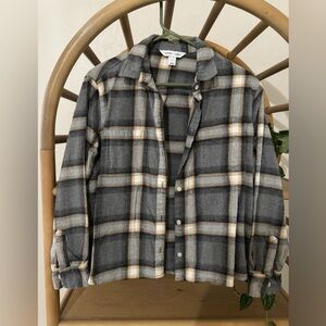 Plaid boyfriend shirt